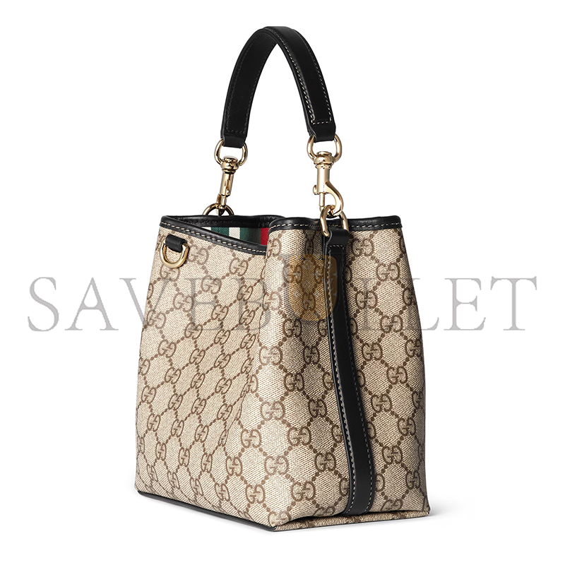 GUCCI GG EMBLEM SMALL BUCKET BAG 815118 (19*18*11cm)
